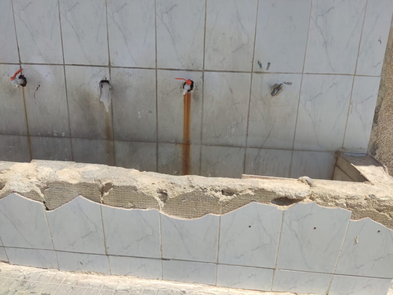 Talha Bin Al Zubeir School vor Sanierungsarbeiten